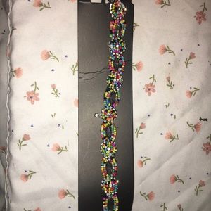 Colorful Beaded Headband **Proceeds to Charity**